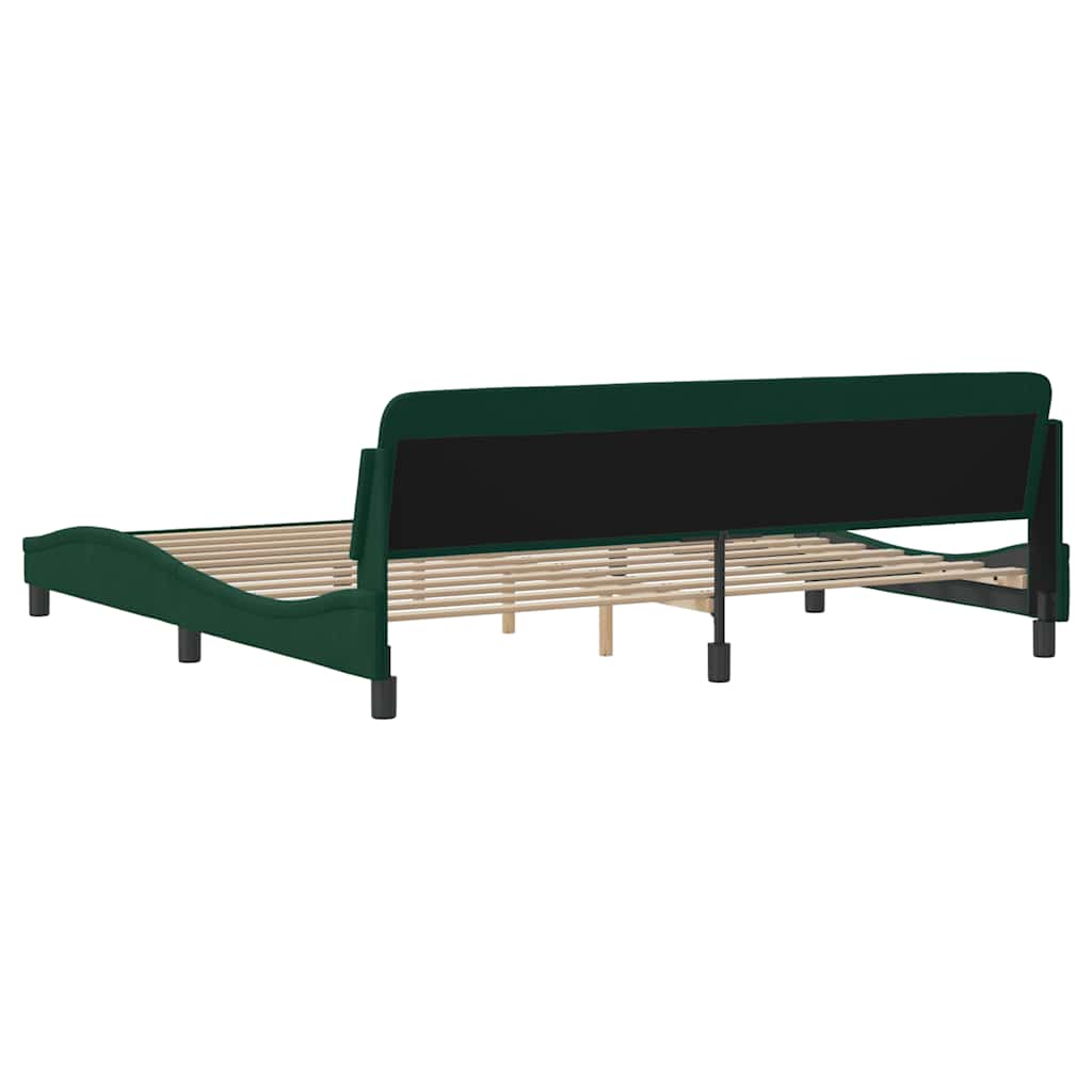 Bettgestell "Dover" Hellgrau 80x200 cm Samt