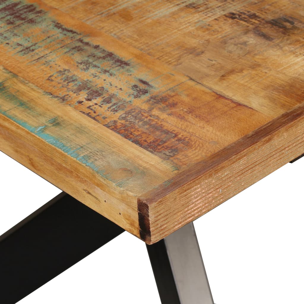 Esstisch Massivholz Mango und Stahlgestell 180 cm