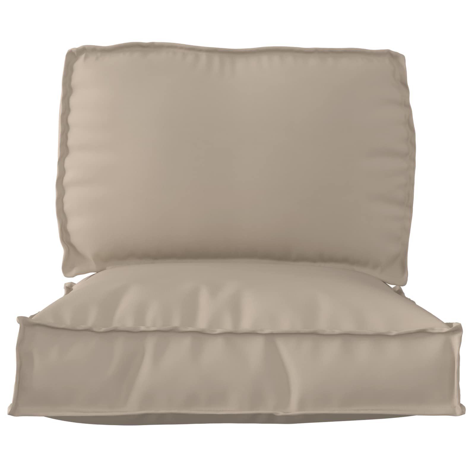 Palettenkissenset 2 pcs Anthrazit Oxford-Stoff