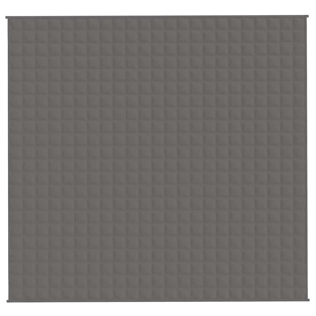 Gewichtsdecke Grau 122x183 cm 5 kg Stoff