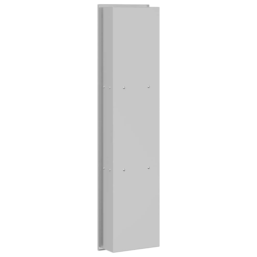 Duschnische Schwarz 60 x 20 x 9,5 cm Edelstahl