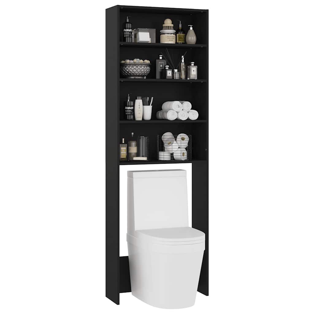 Waschmaschinenschrank Weiß 64x24x190 cm