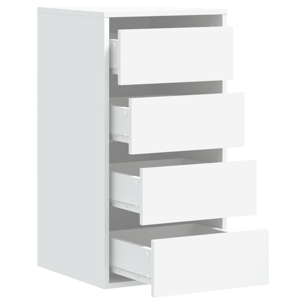 Schubladenschrank Schwarz Eichen-Optik 41 x 40 x 58 cm