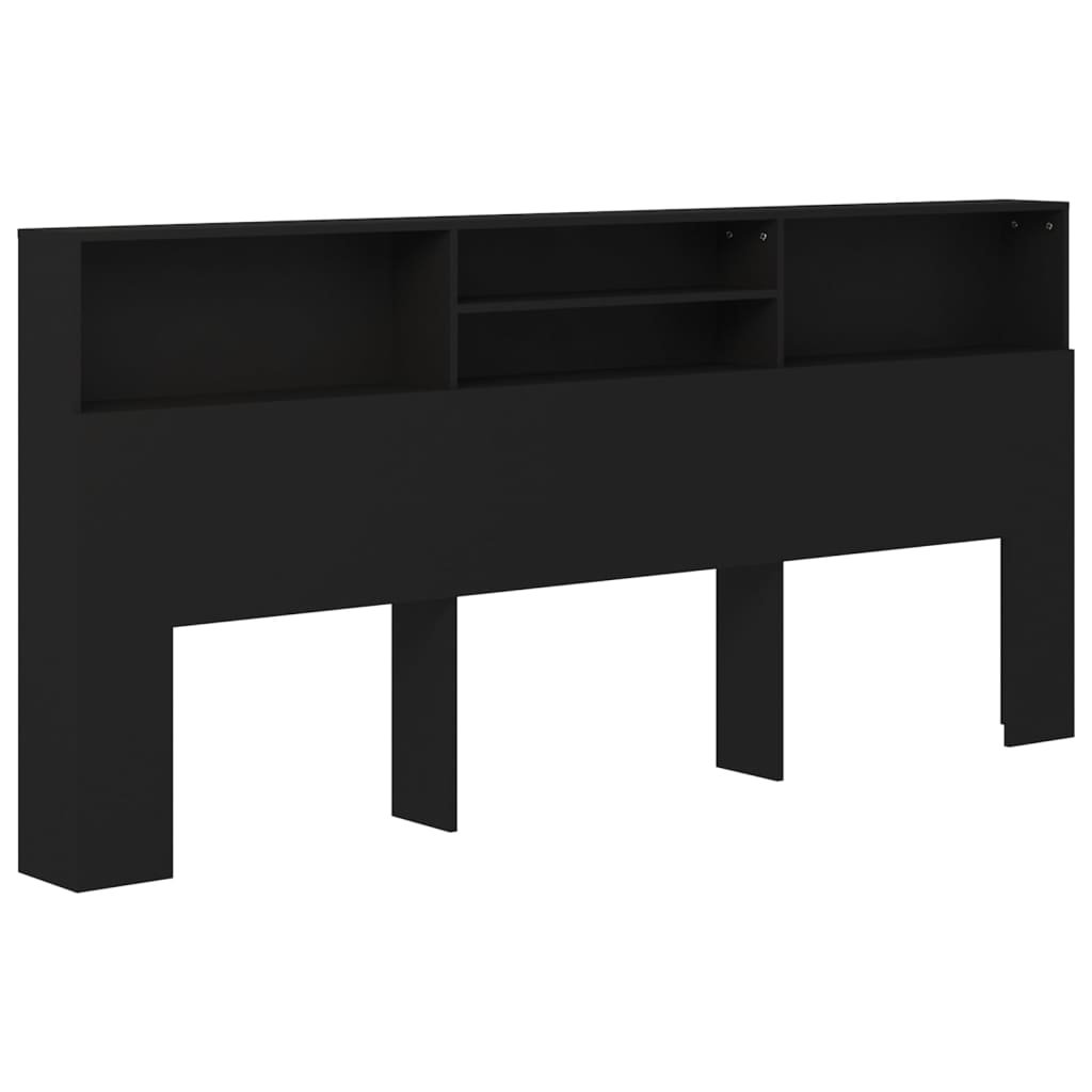 Bett-Kopfteil mit Ablagen Weiß 100x19x103,5 cm