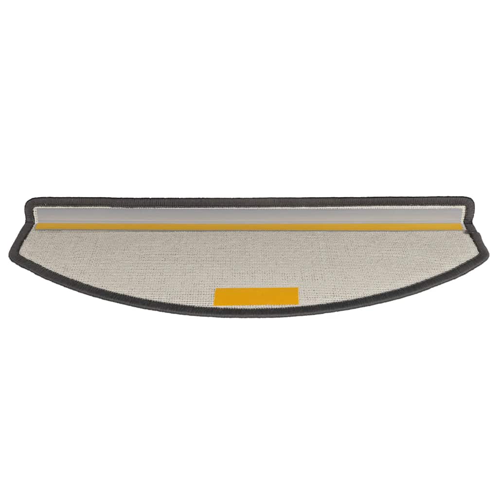 Stufenmatten 15 Stk. 56x17x3 cm Anthrazit Halbrund