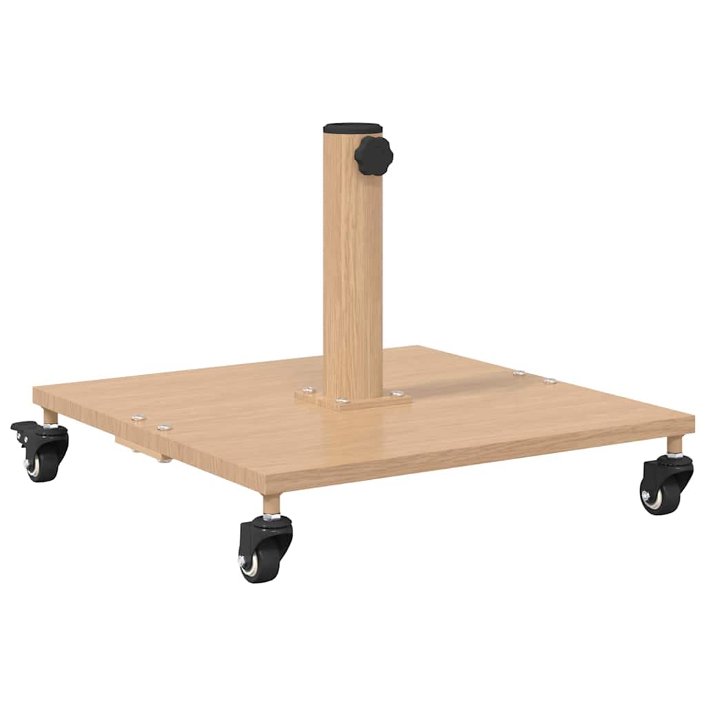 Sonnenschirmständer Dunkelgraue Holzoptik 45 x 45 x 31 cm