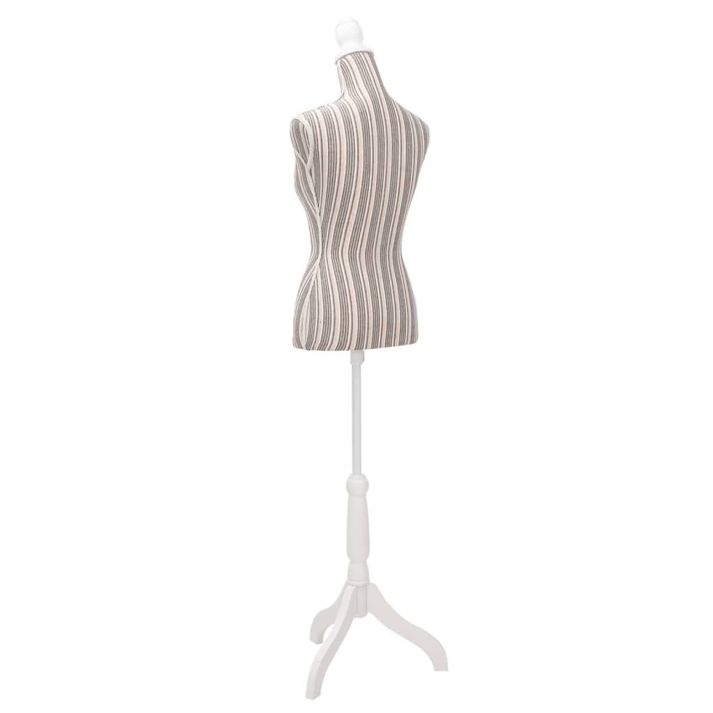 Damenbüste Schneiderpuppe Büste Torso Angezogen Mannequin Schwarz