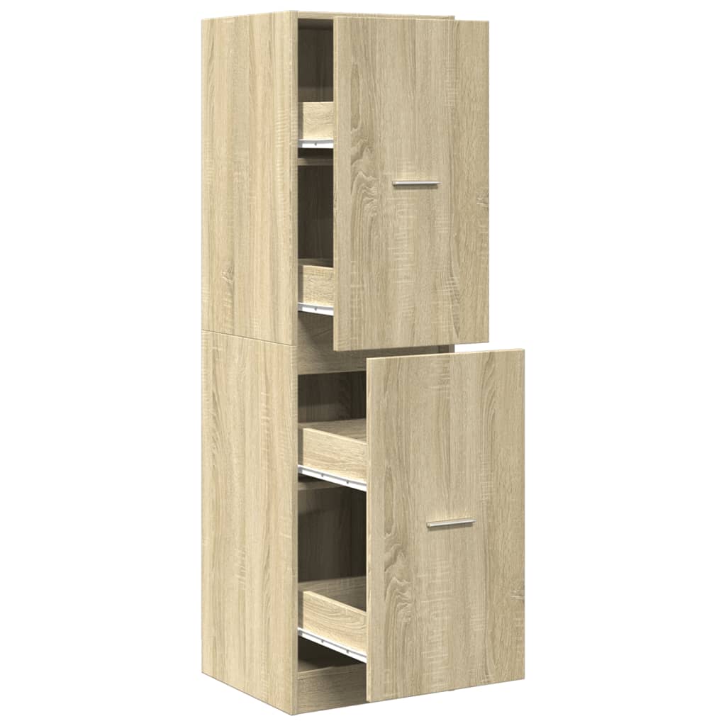 Apothekerschrank Weiß 30 x 41 x 174,5 cm Holzwerkstoff
