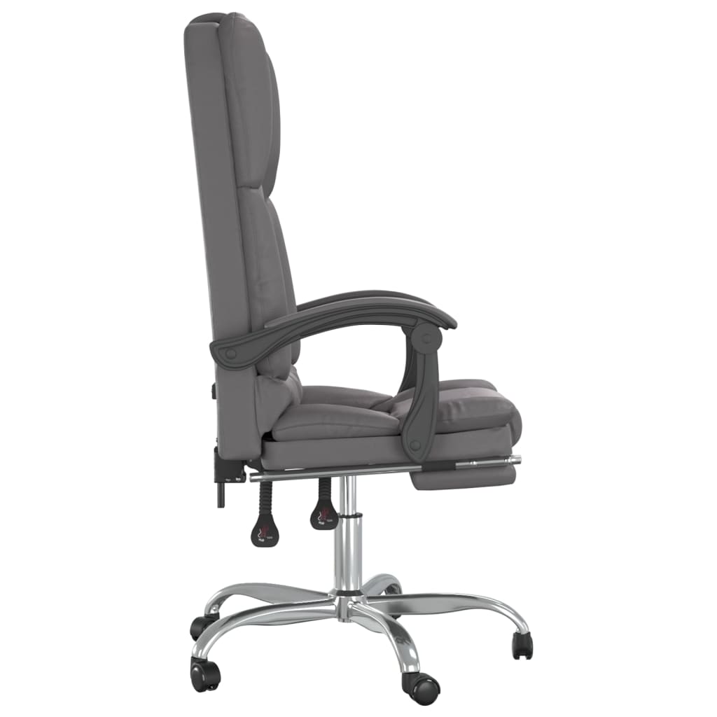 Bürostuhl mit Massagefunktion Schwarz Kunstleder