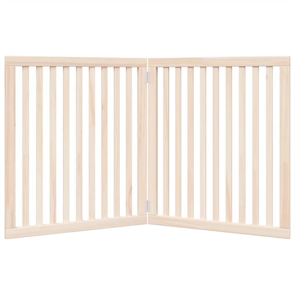 Hundegitter Faltbar 3 Paneele 150 cm Pappelholz