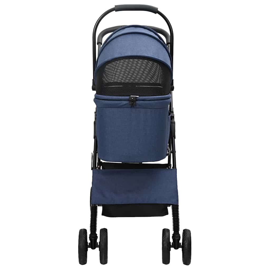 Faltbarer Haustierwagen Rosa 81 x 47 x 99 cm Polyester