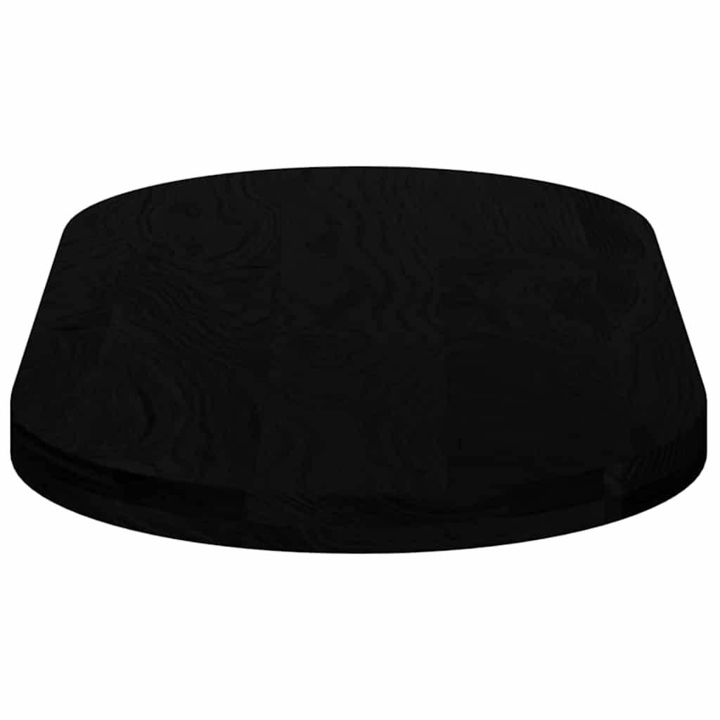 Tischplatte 80x40x2 cm Massivholz Eiche Oval