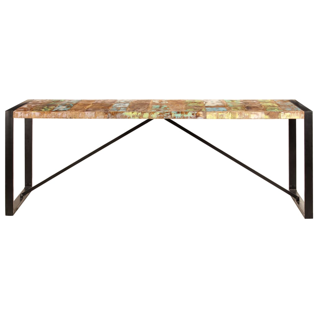 Esstisch 220x100x75 cm Massivholz Akazie