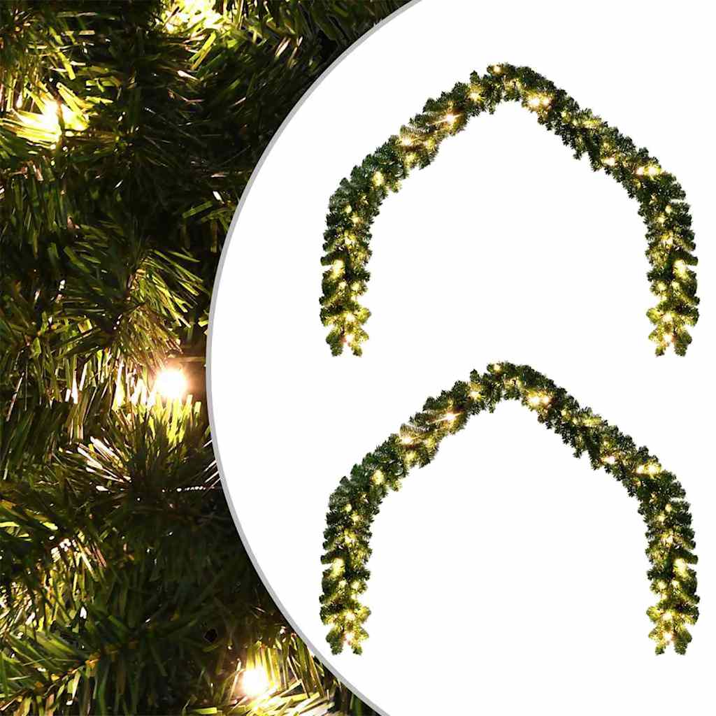 Weihnachtsgirlande mit LED-Leuchten 5 m