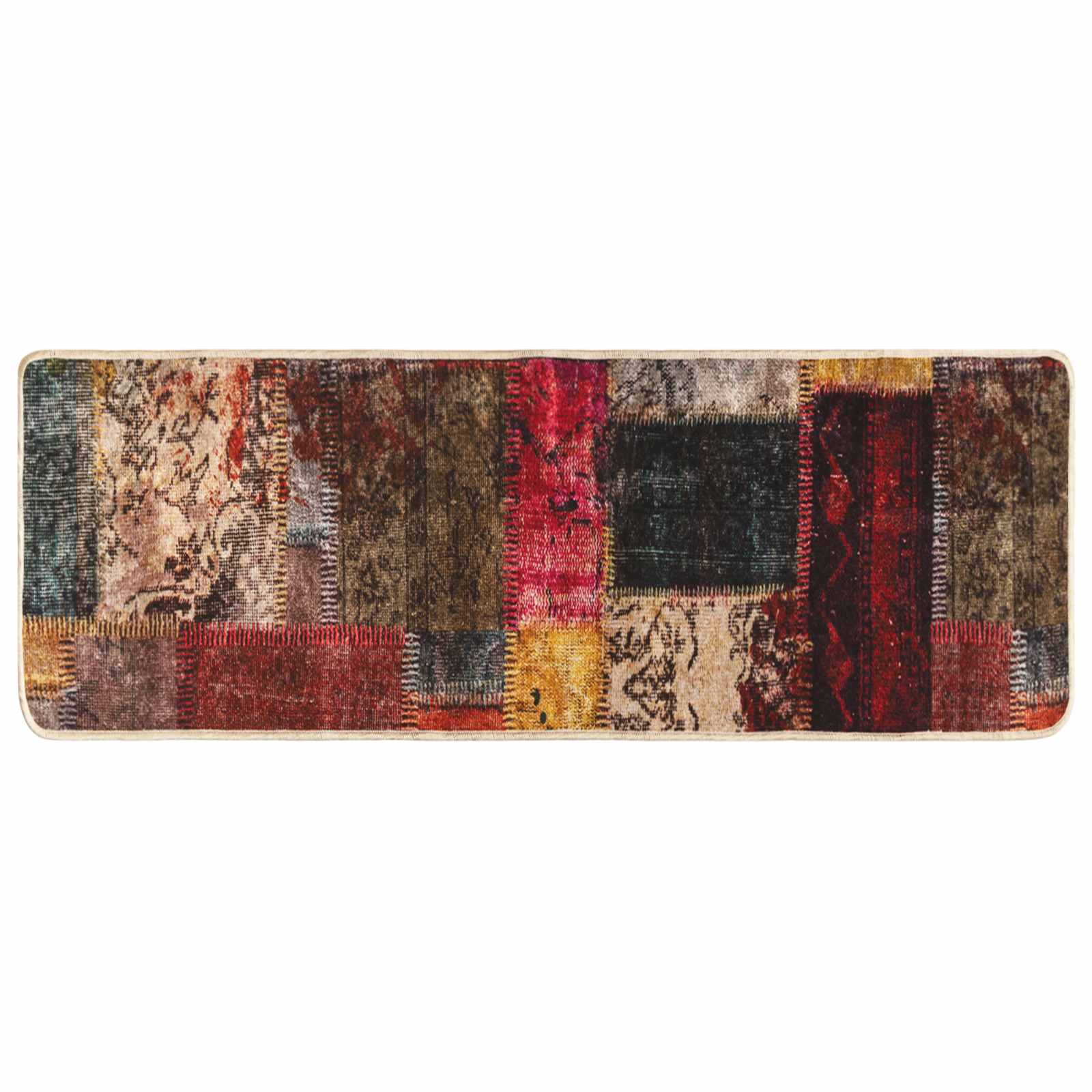 Teppich Waschbar Mehrfarbig 160x230 cm