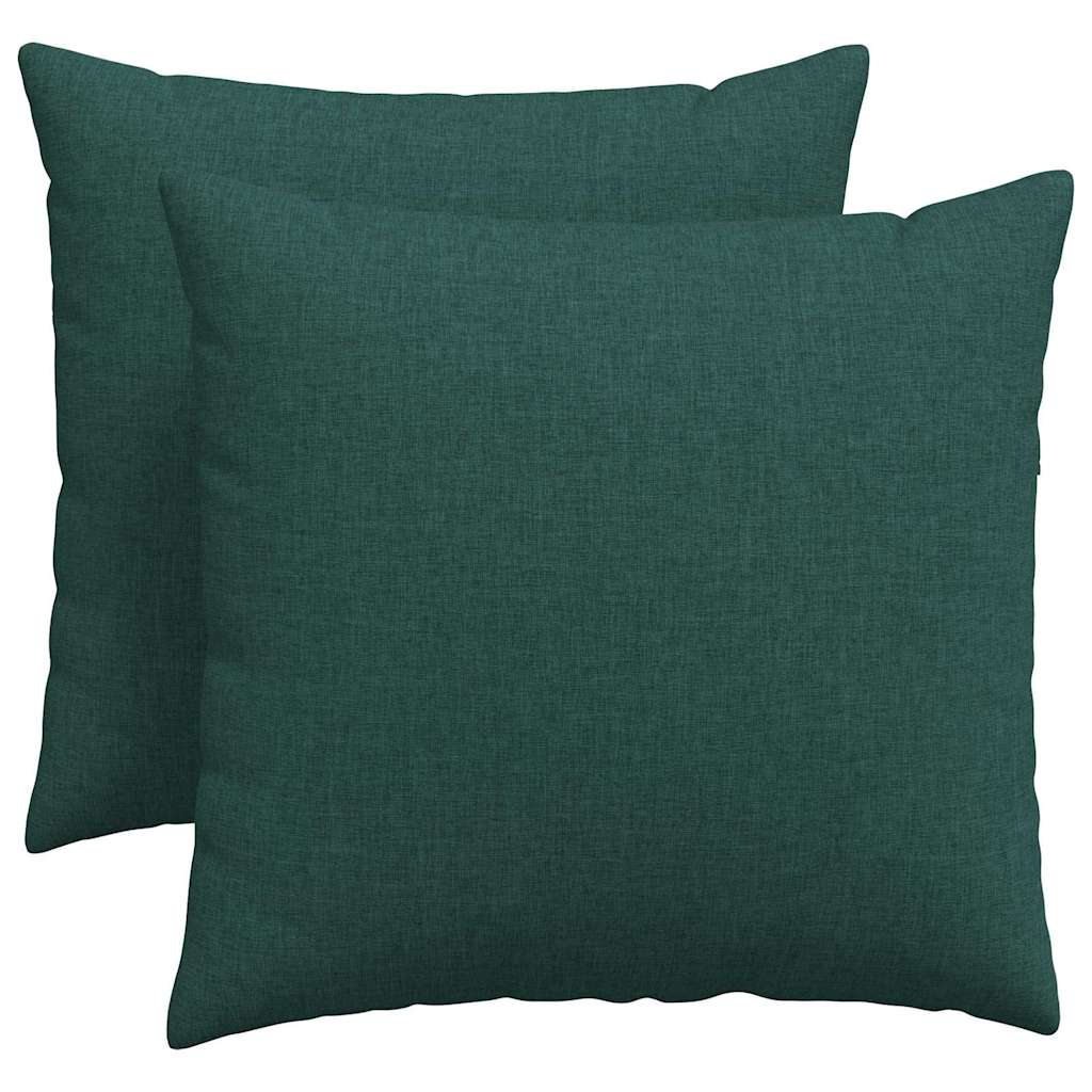 Sofakissen 2 pcs Hellgrau 50 x 30 cm Stoff