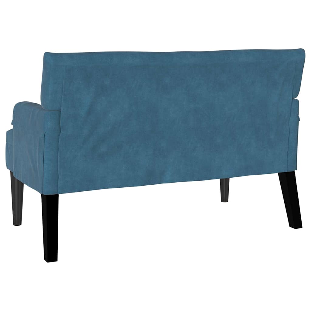 Chesterfield Bank Hellgrau 112 x 65,5 x 75 cm Samt