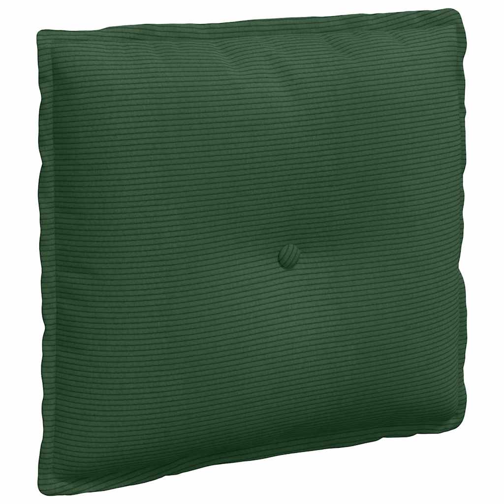 Rückenkissen Hellgrau 50 x 45 cm Cordstoff