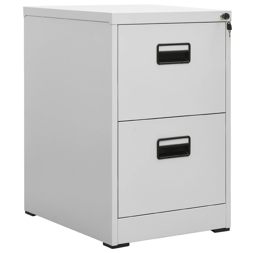 Aktenschrank Weiß 46x62x72,5 cm Stahl