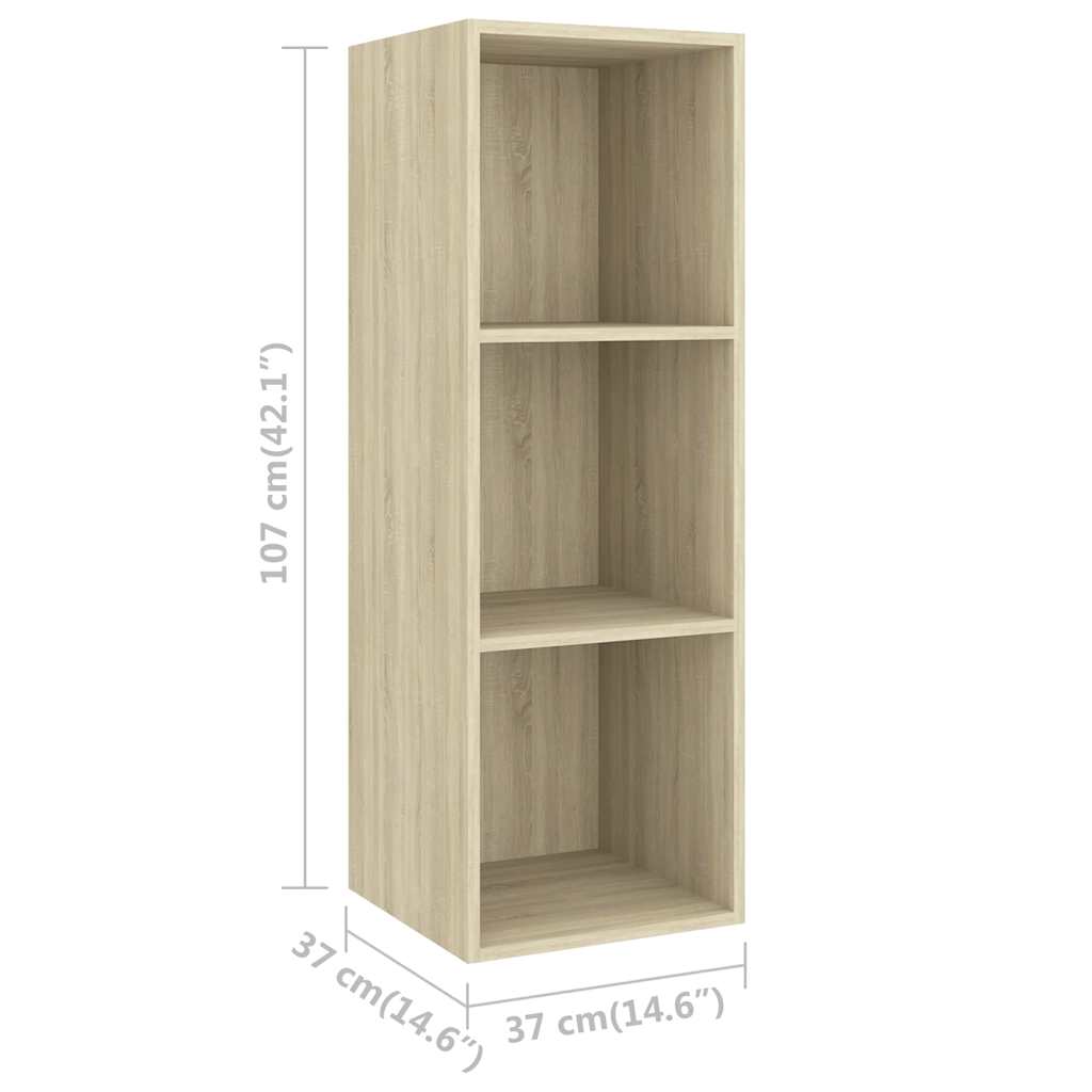 3-tlg. TV-Schrank-Set Weiß Holzwerkstoff