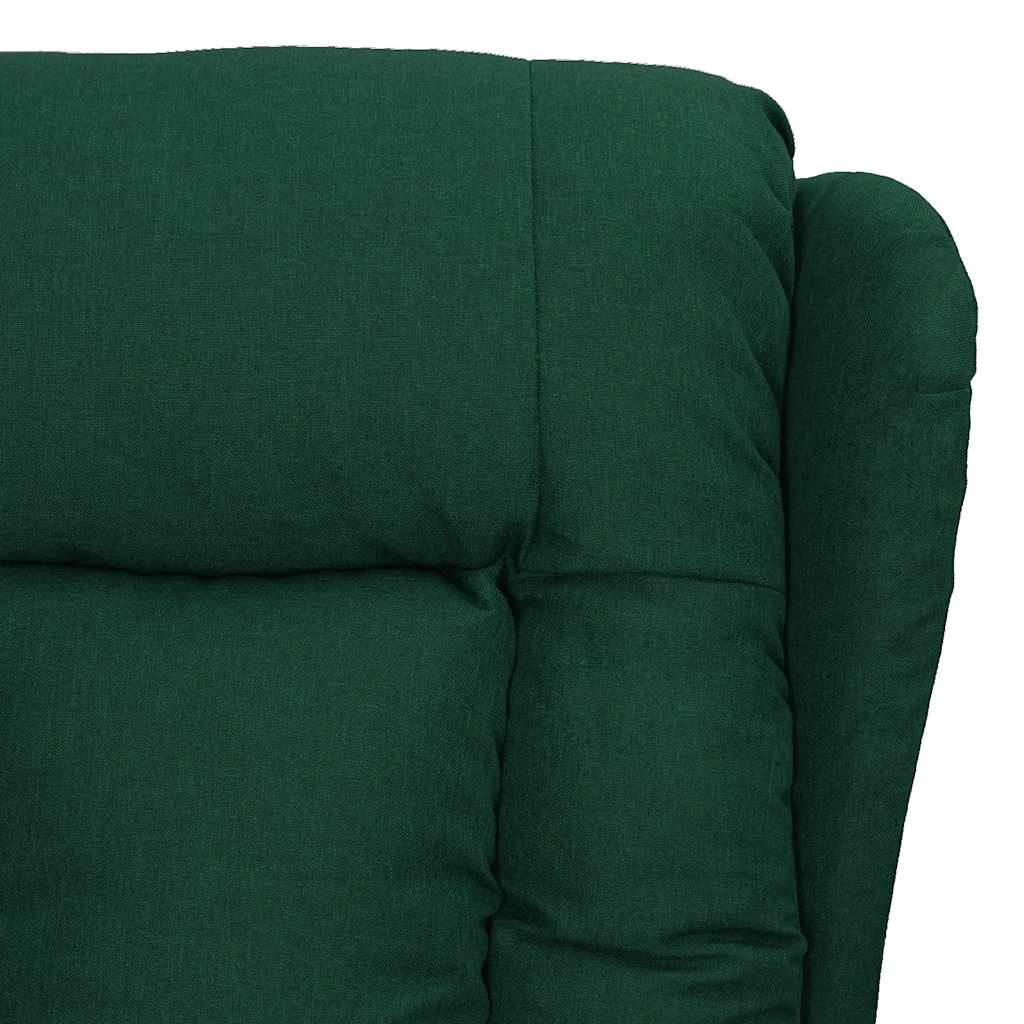 Massagesessel Elektrisch Hellgrau Stoff