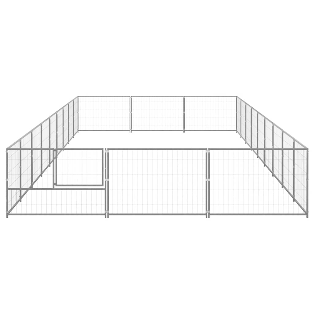 Hundezwinger Schwarz 4 m² Stahl