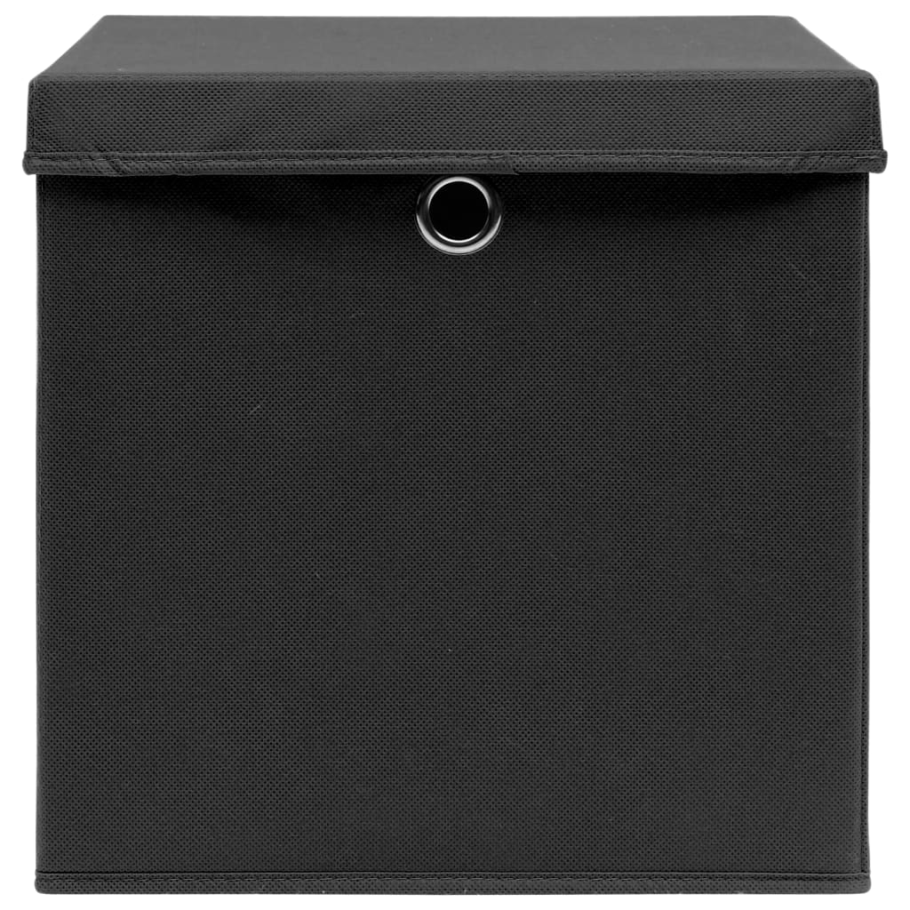 Aufbewahrungsboxen 4 Stk. Blau 32x32x32 cm Stoff