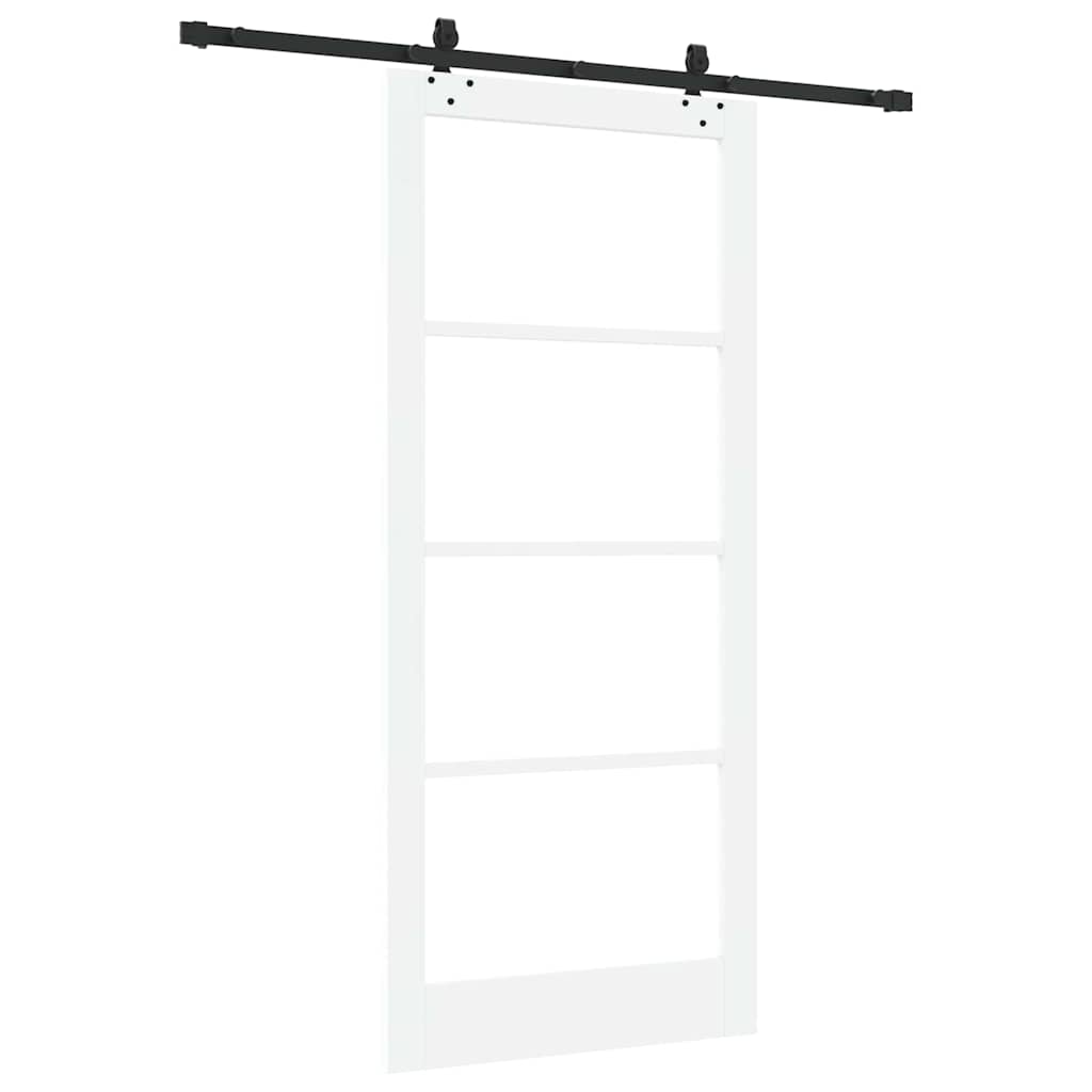 Schiebetür ORKDAL Natürlich und Schwarz 61 x 198,5 cm