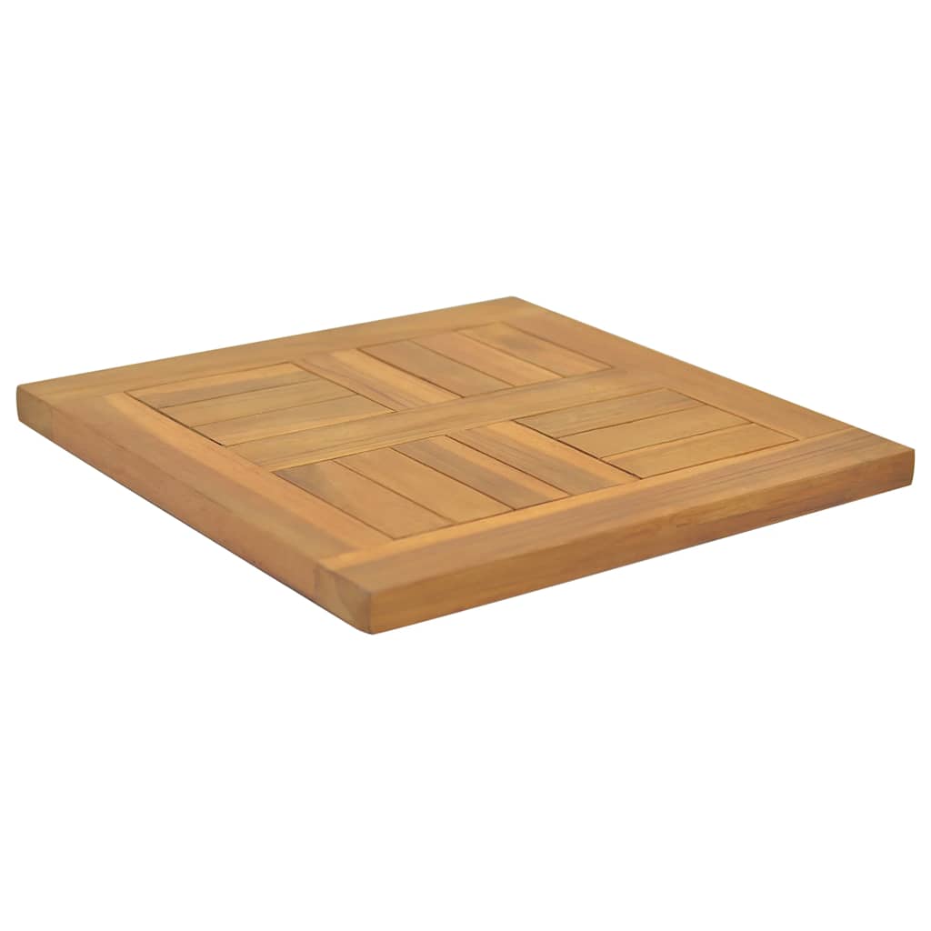 Tischplatte Massivholz Teak Rund 2,5 cm 40 cm