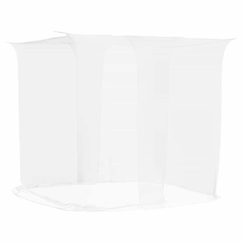 Moskitonetz zum Aufhängen 156 Mesh Weiß 220x100x150 cm