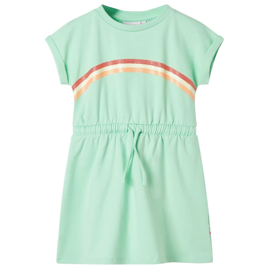 Kinderkleid mit Kordelzug Hellrosa 104