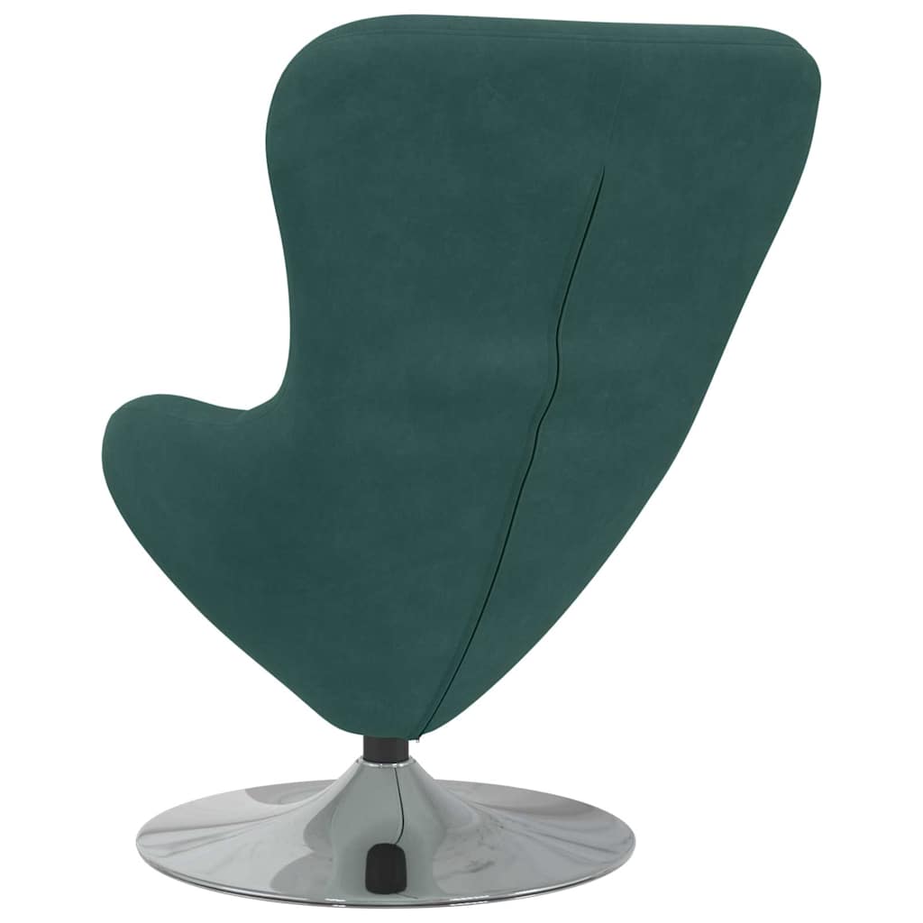 Eiersessel Blau Samt
