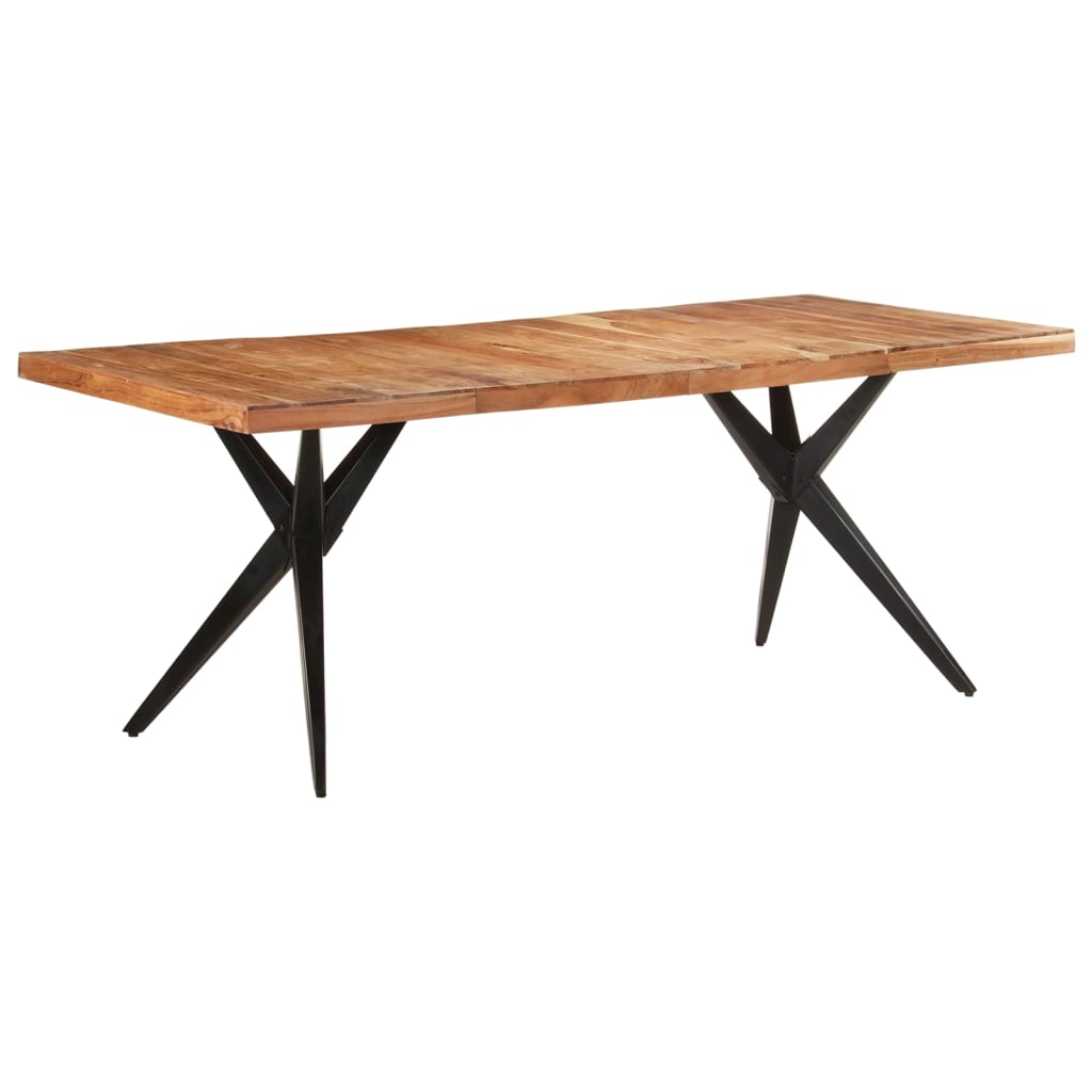 Esstisch 160x80x76 cm Massivholz Akazie