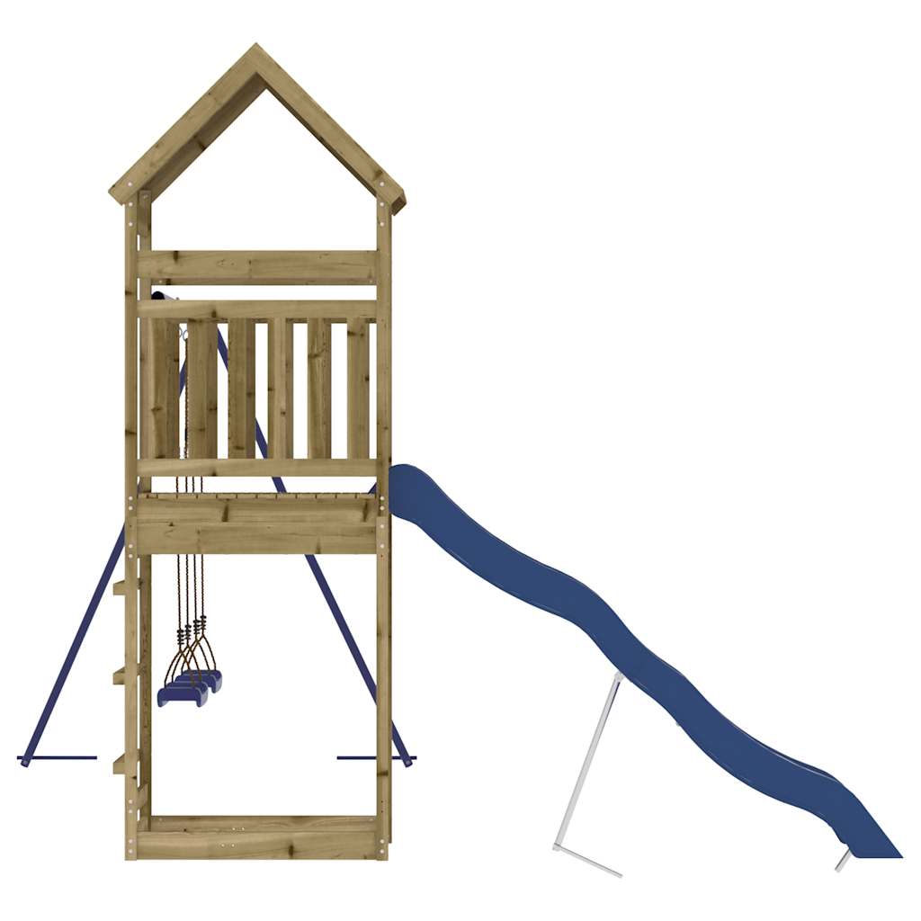 Spielturm Massivholz Kiefer