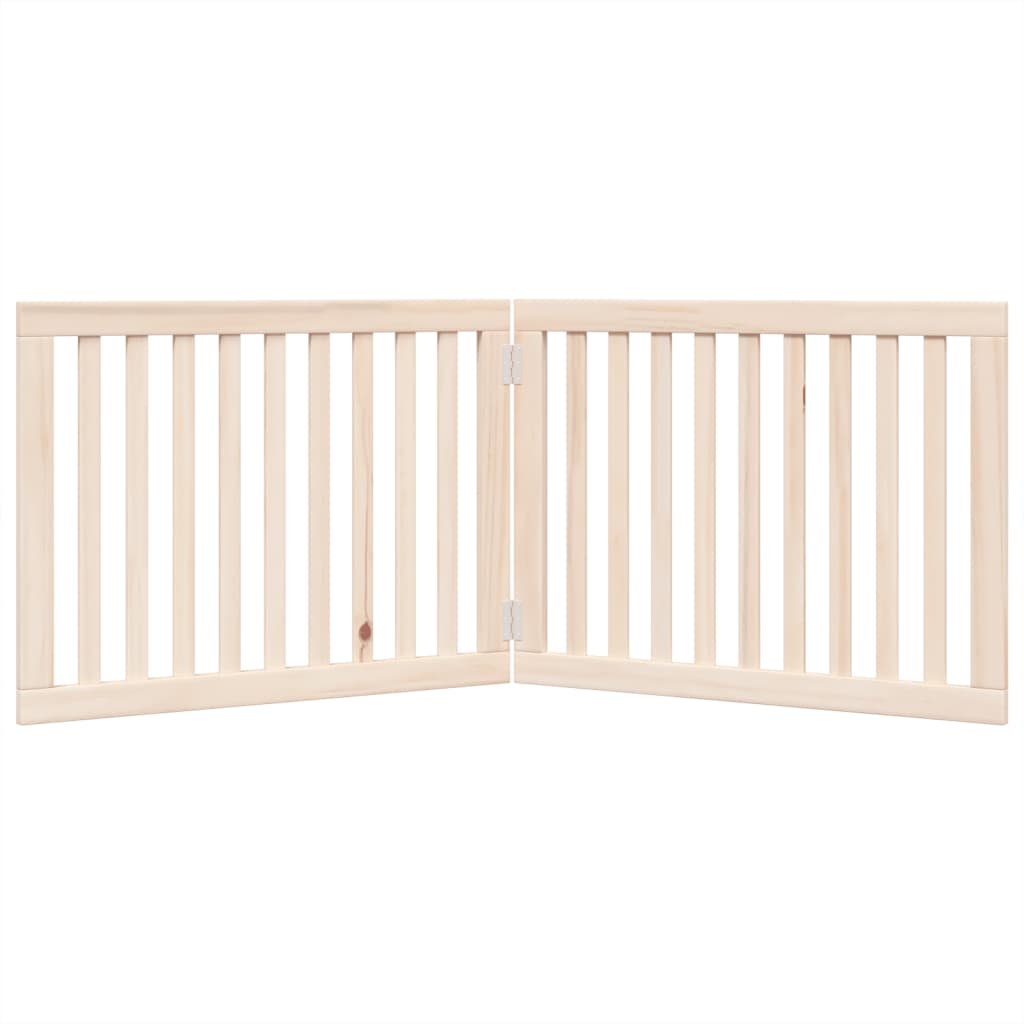 Hundegitter Faltbar 3 Paneele 150 cm Pappelholz