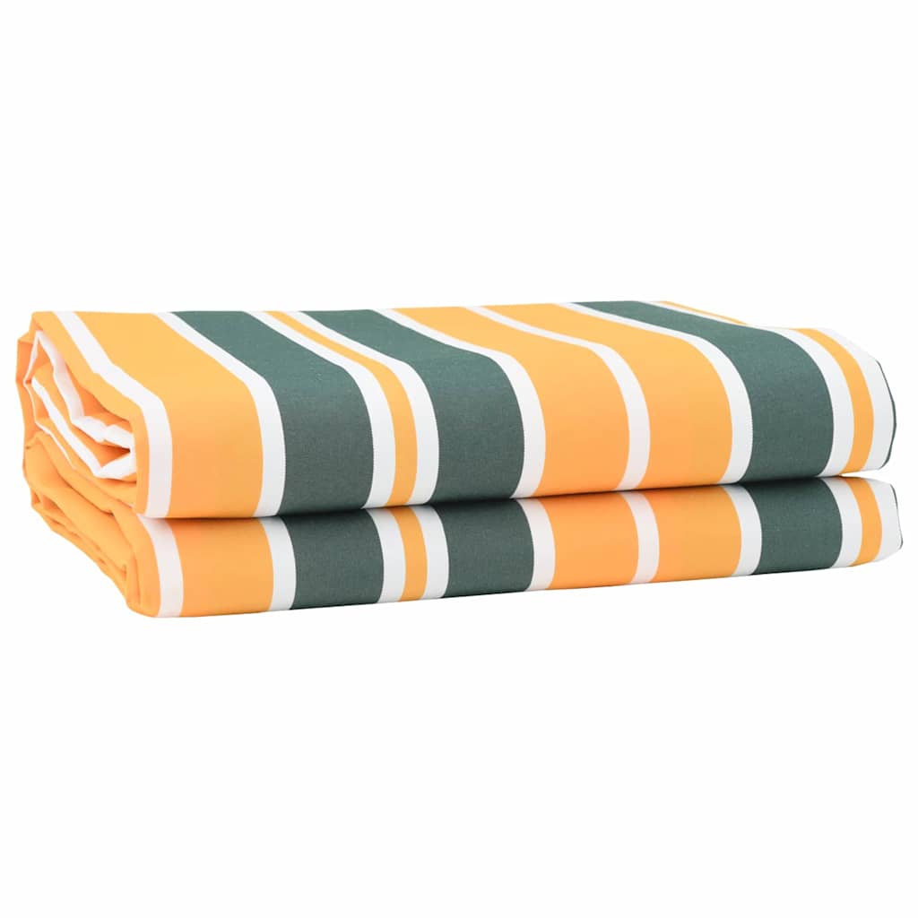 Markisenersatzstoff Blau und Weiß 1000 x 160 cm Polyester