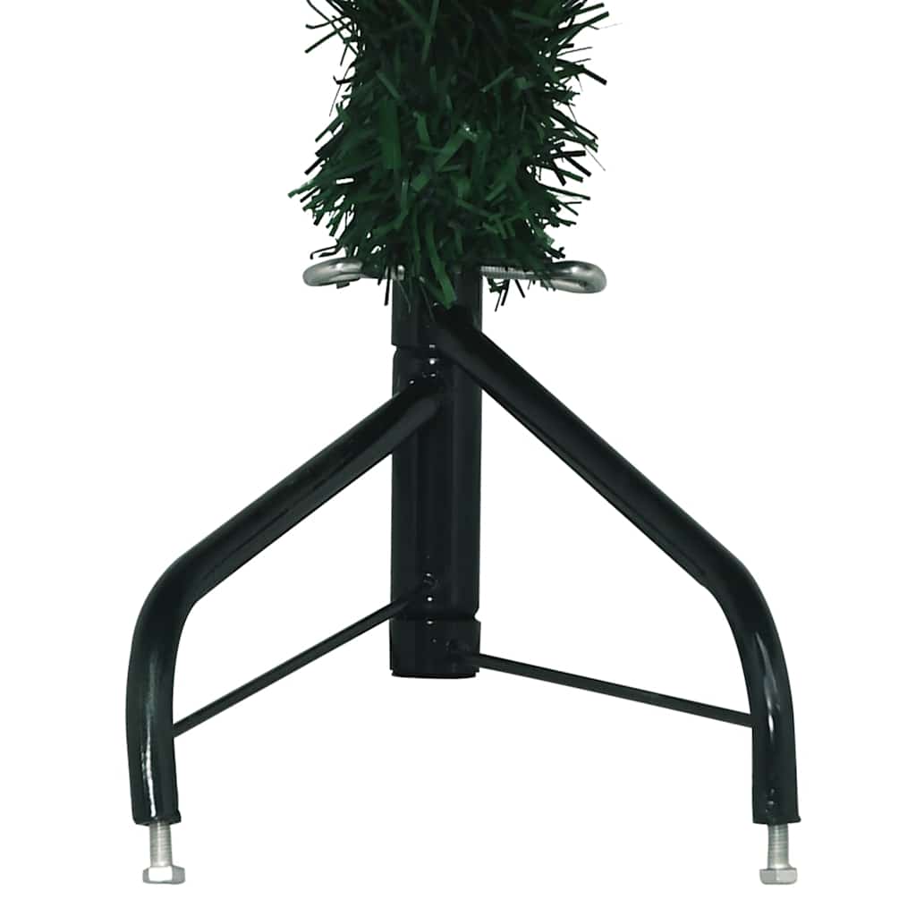 Künstlicher Eck-Weihnachtsbaum Grün 120 cm PVC