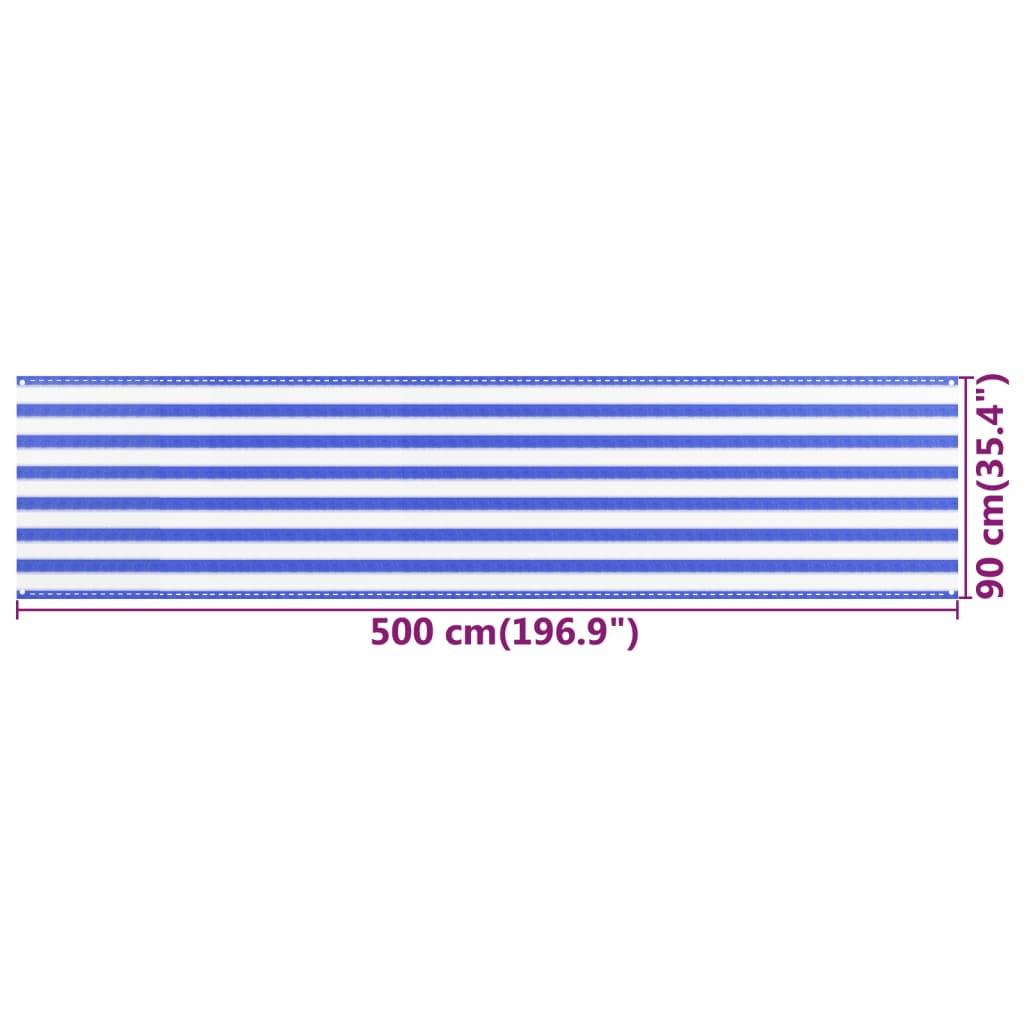 Balkon-Sichtschutz Anthrazit 75x300 cm HDPE