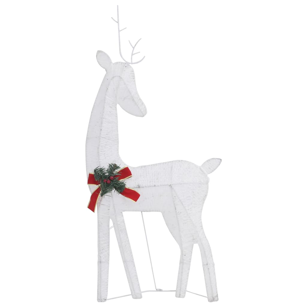 Weihnachtsdeko LED Rentiere 270x7x90 cm Golden Warmweiß