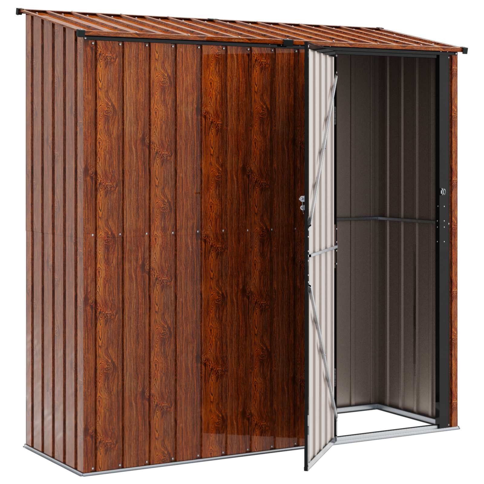 Gartenhütten Anthrazit 103 x 74 x 200 cm Metall