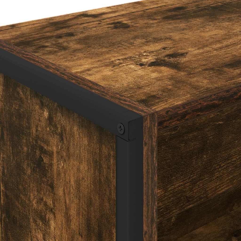 Bücherregal 2 pcs Schwarz Eichen-Optik 60 x 30 x 189,5 cm