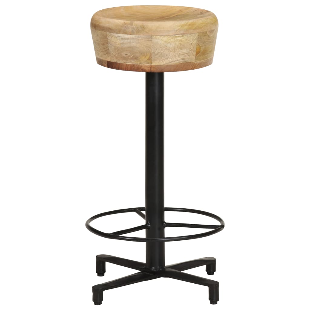 Barhocker 2 Stk. 52 cm Mango Massivholz
