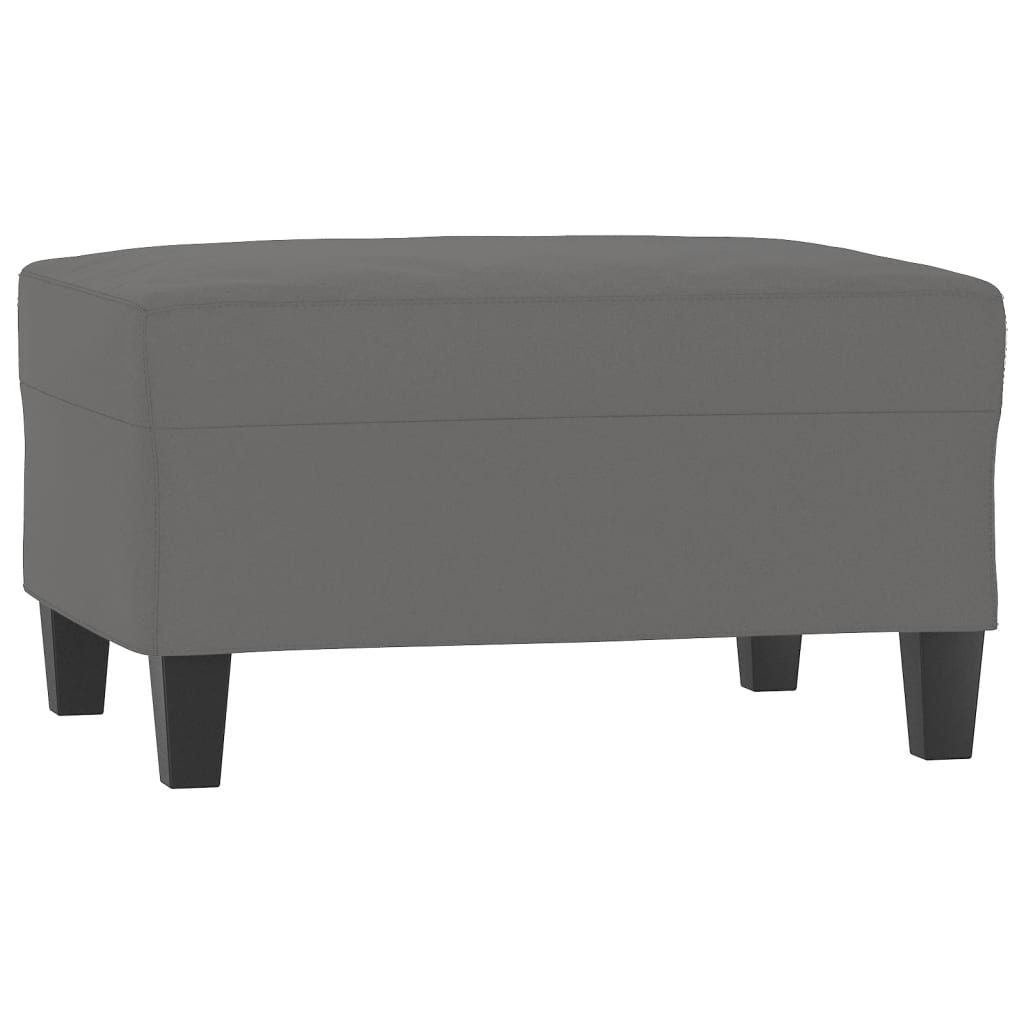 Fußhocker Taupe 60x50x41 cm Mikrofasergewebe