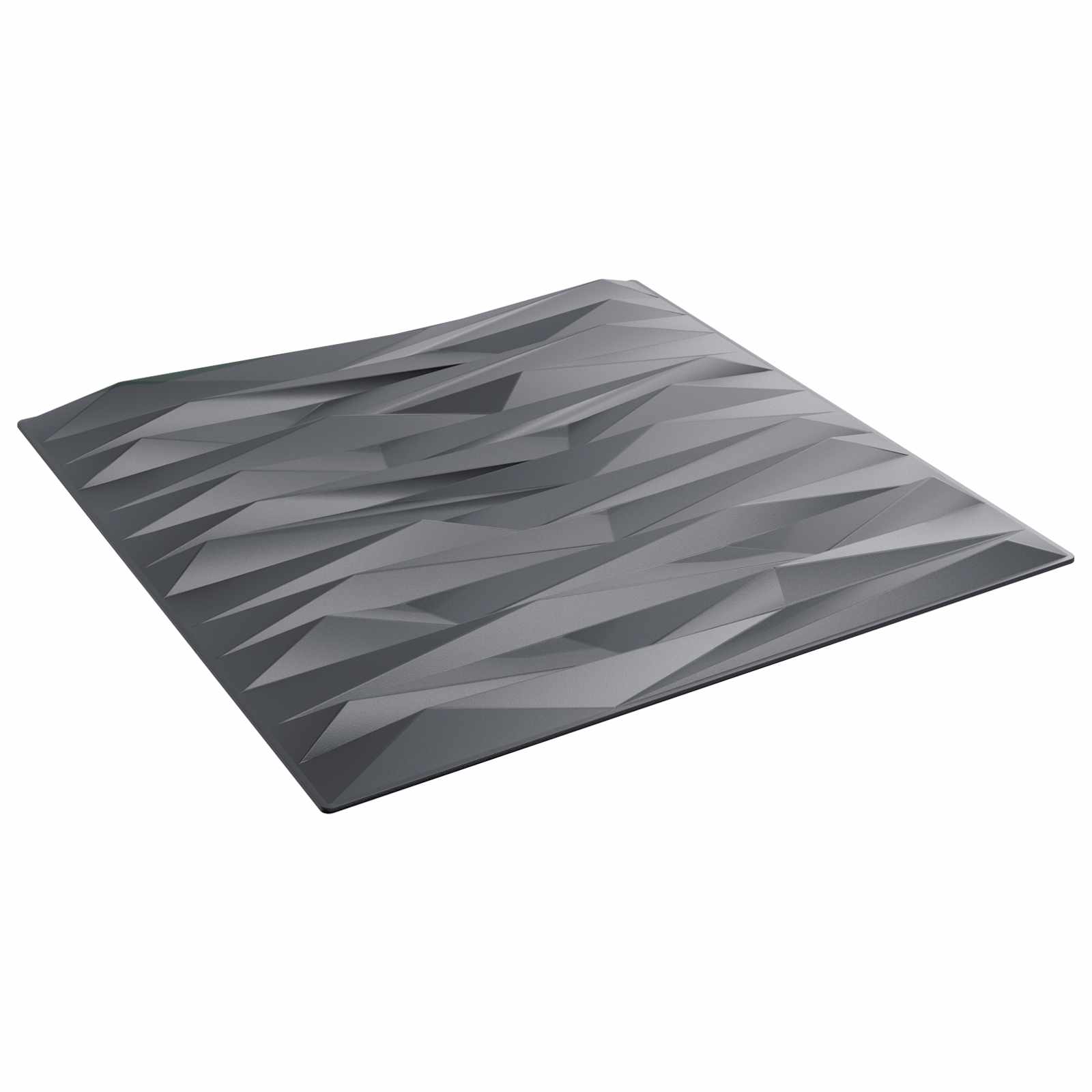 Wandpaneele 12 pcs Diamant Weiß 50 x 50 cm XPS Schaum