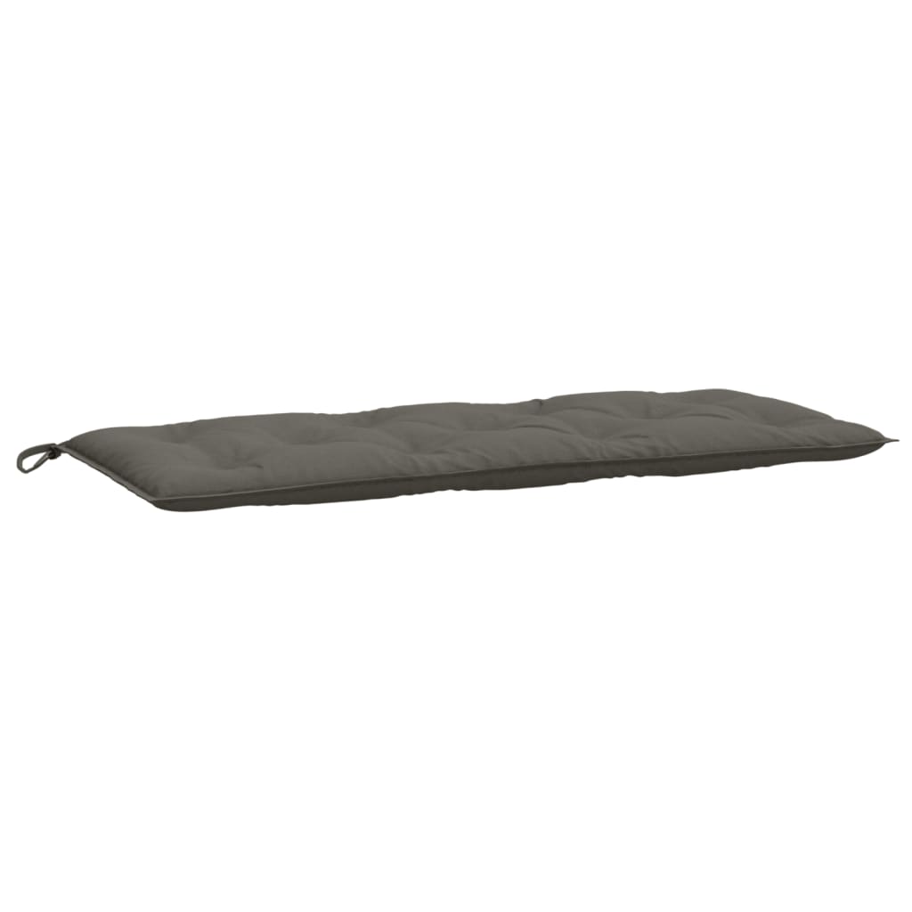Gartenbank-Auflage Melange Anthrazit 100x50x7 cm Stoff