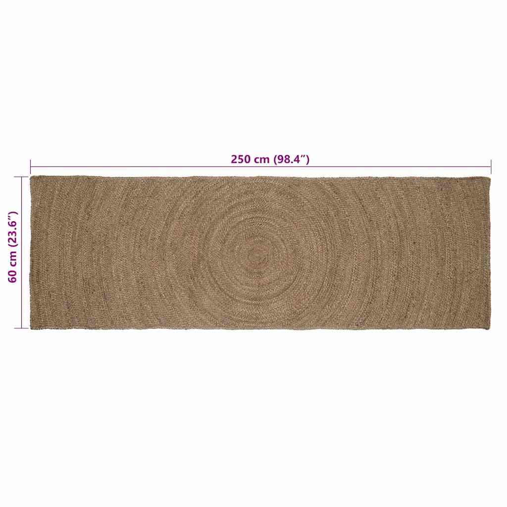Bereichsteppiche Natur 60 x 110 cm Jute