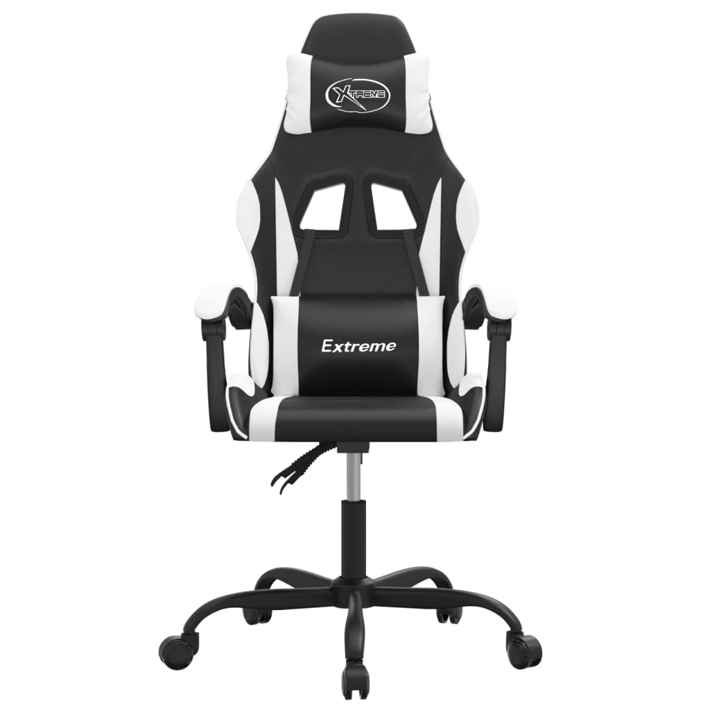 Gaming-Stuhl Schwarz und Golden Kunstleder