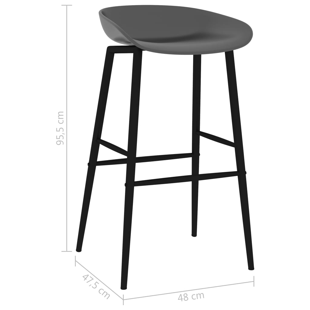 5-tlg. Bar-Set Schwarz und Weiß