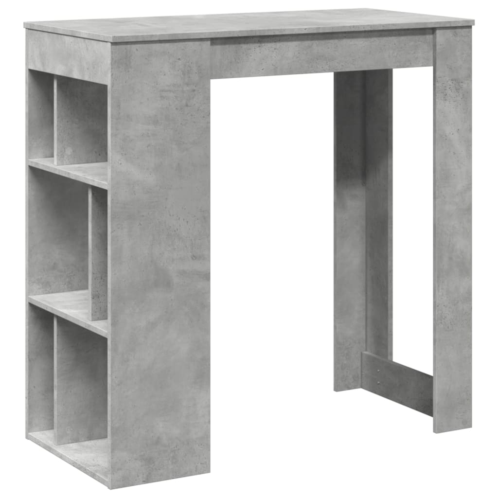 Bartisch Schwarz Eichen-Optik 102 x 50 x 103,5 cm Holzwerkstoff