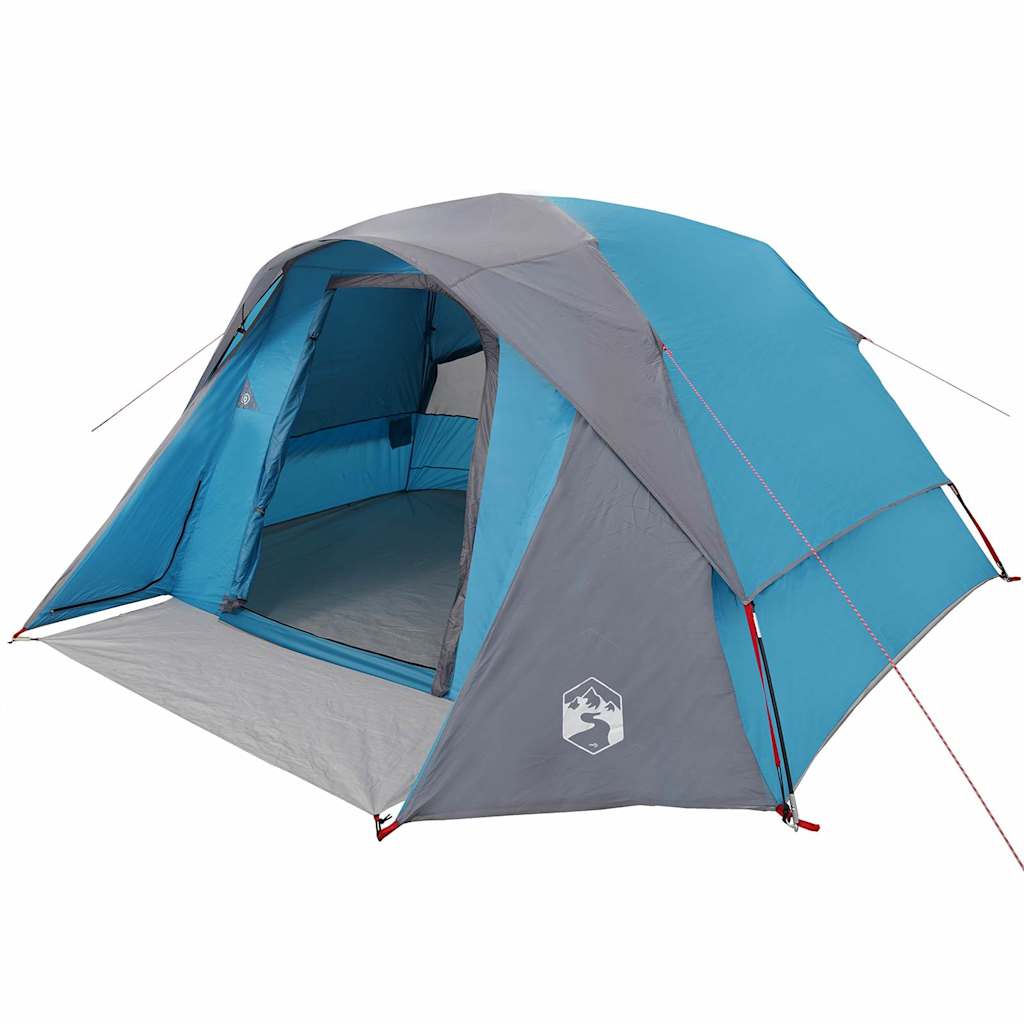 Campingzelt 4 Personen Grün Wasserdicht